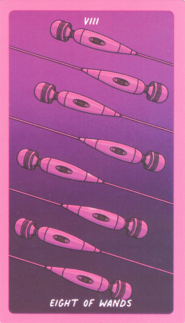 Eight of Wands — Exotic Cancer Tarot