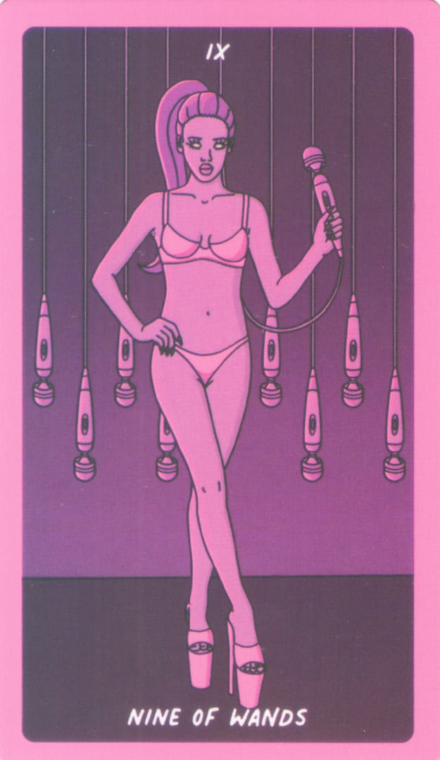 Nine of Wands — Exotic Cancer Tarot