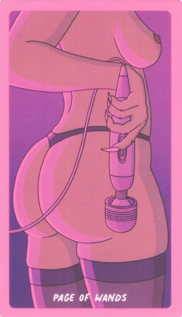 Sota de Bastos — Exotic Cancer Tarot