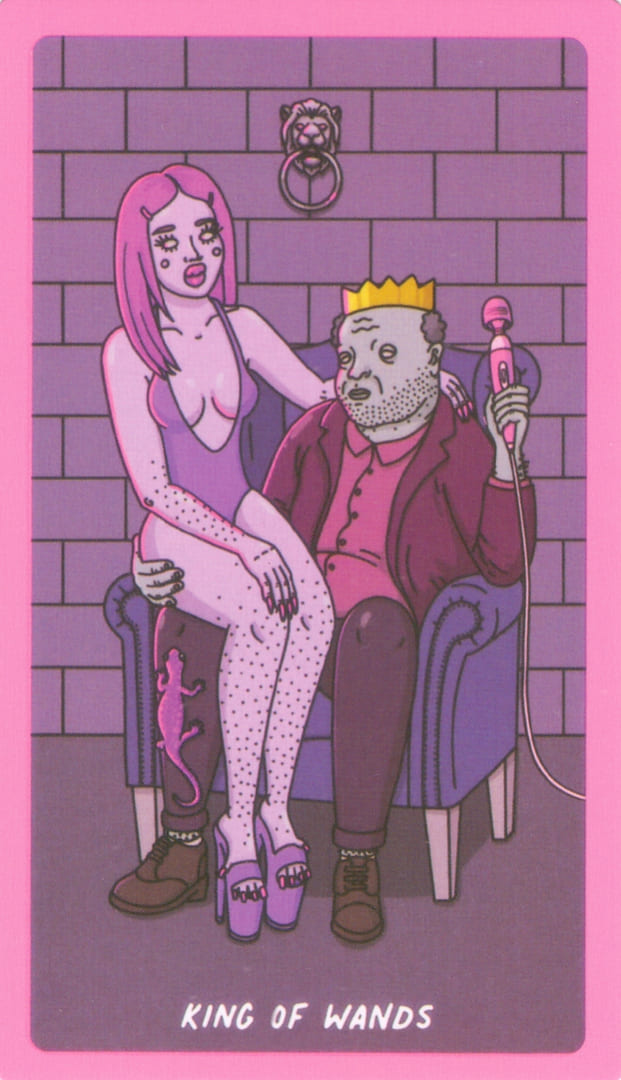 King of Wands — Exotic Cancer Tarot