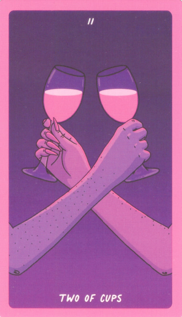 Two of Cups — Exotic Cancer Tarot