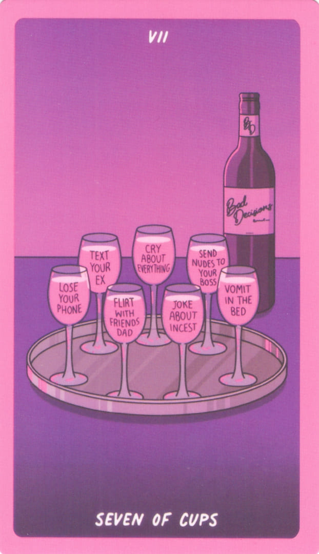 Seven of Cups — Exotic Cancer Tarot
