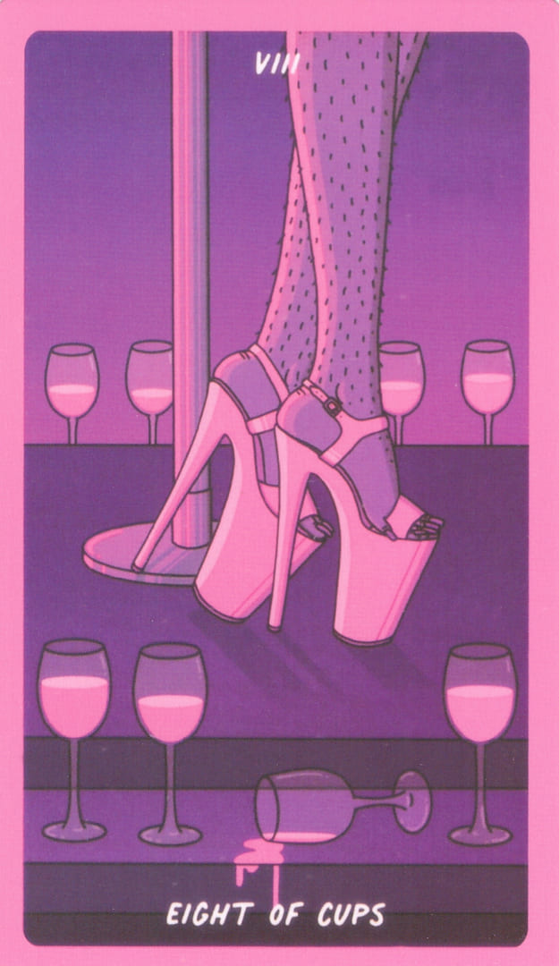 Eight of Cups — Exotic Cancer Tarot