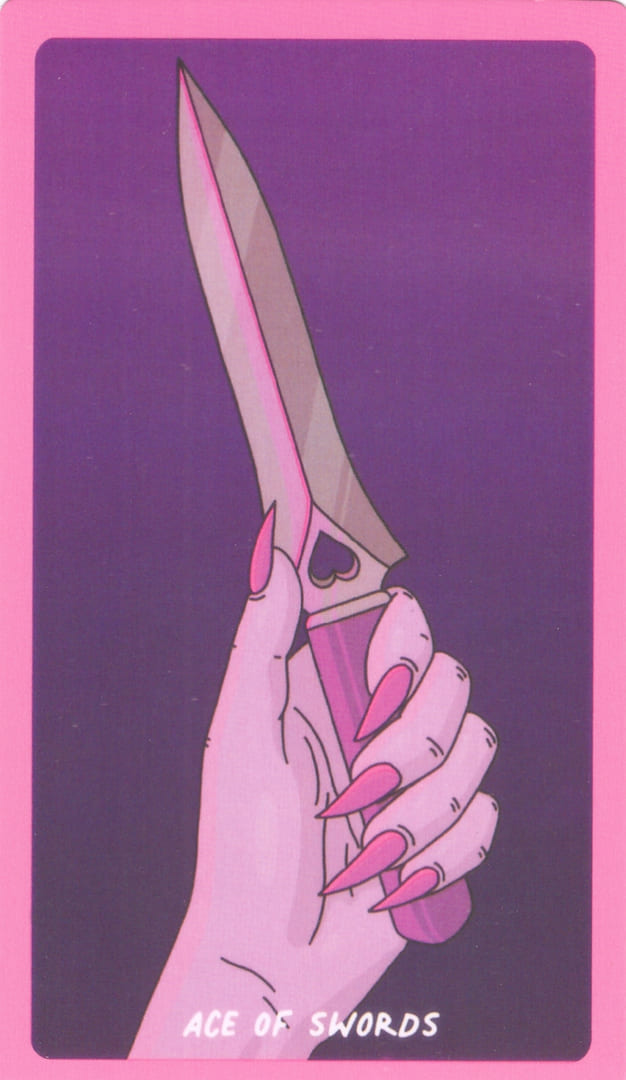 Ace of Swords — Exotic Cancer Tarot
