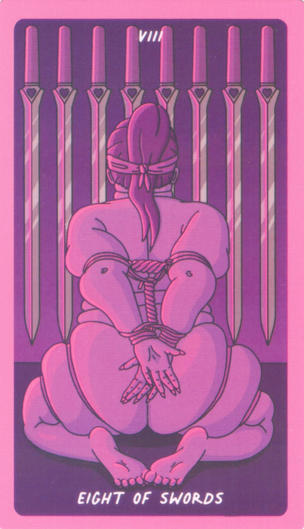 Eight of Swords — Exotic Cancer Tarot