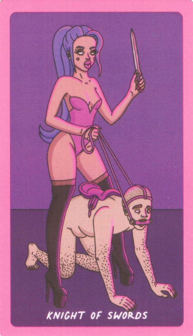 Knight of Swords — Exotic Cancer Tarot