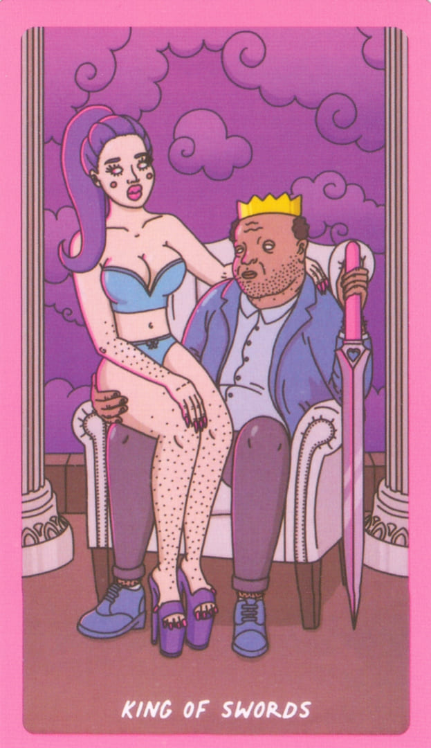 King of Swords — Exotic Cancer Tarot