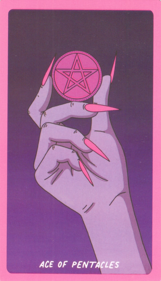 Ace of Pentacles — Exotic Cancer Tarot