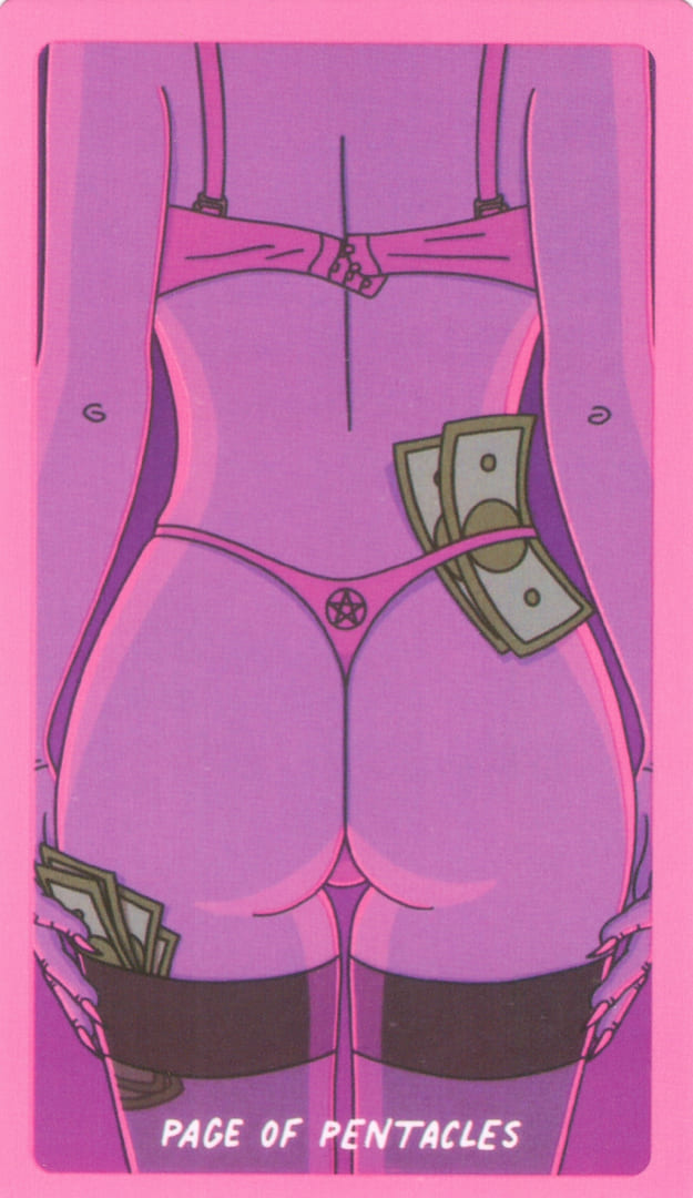 Page of Pentacles — Exotic Cancer Tarot