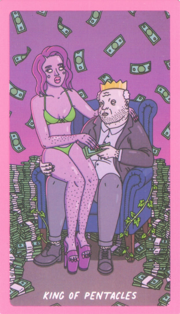 King of Pentacles — Exotic Cancer Tarot