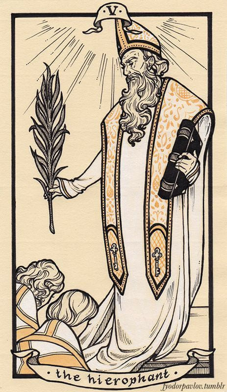 The Hierophant — Fyodor Pavlov Tarot