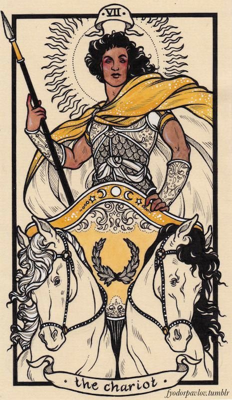 The Chariot — Fyodor Pavlov Tarot