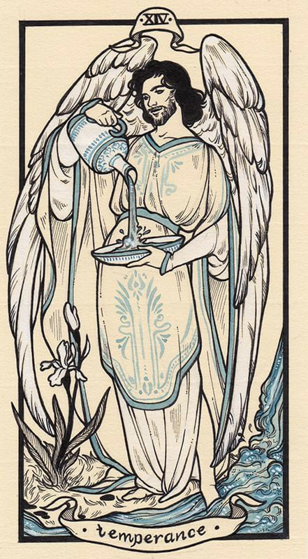 La Templanza — Fyodor Pavlov Tarot
