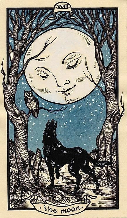 The Moon — Fyodor Pavlov Tarot