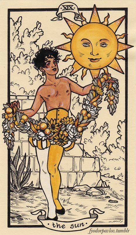 The Sun — Fyodor Pavlov Tarot
