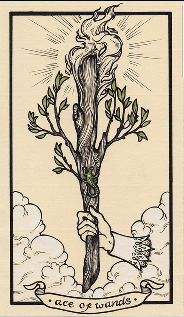 Ace of Wands — Fyodor Pavlov Tarot
