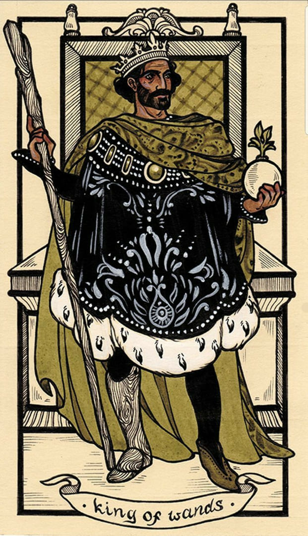 King of Wands — Fyodor Pavlov Tarot