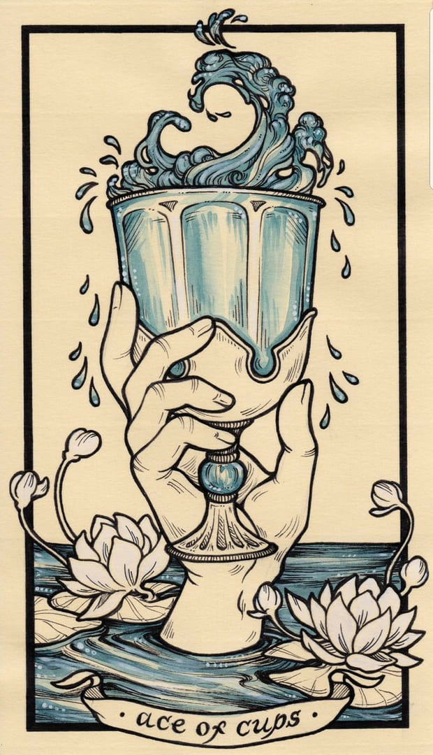 Ace of Cups — Fyodor Pavlov Tarot
