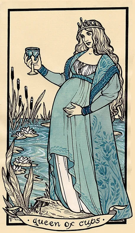 Queen of Cups — Fyodor Pavlov Tarot