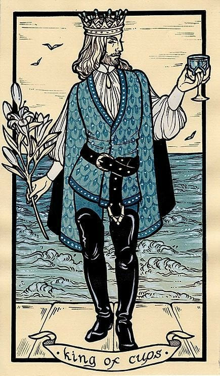 King of Cups — Fyodor Pavlov Tarot