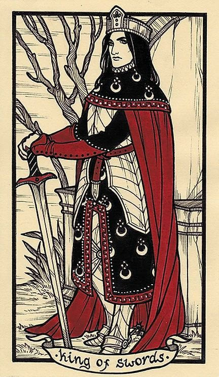 King of Swords — Fyodor Pavlov Tarot