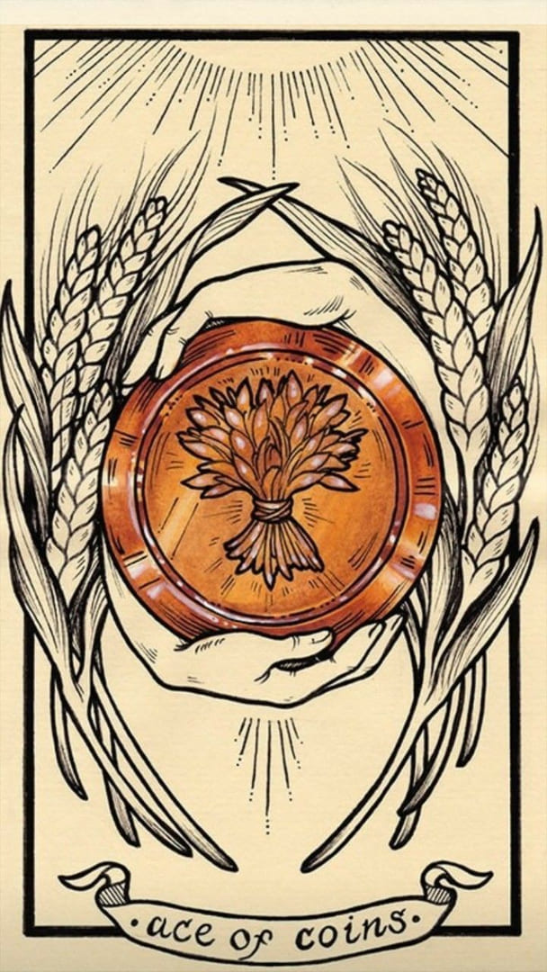 Ace of Pentacles — Fyodor Pavlov Tarot
