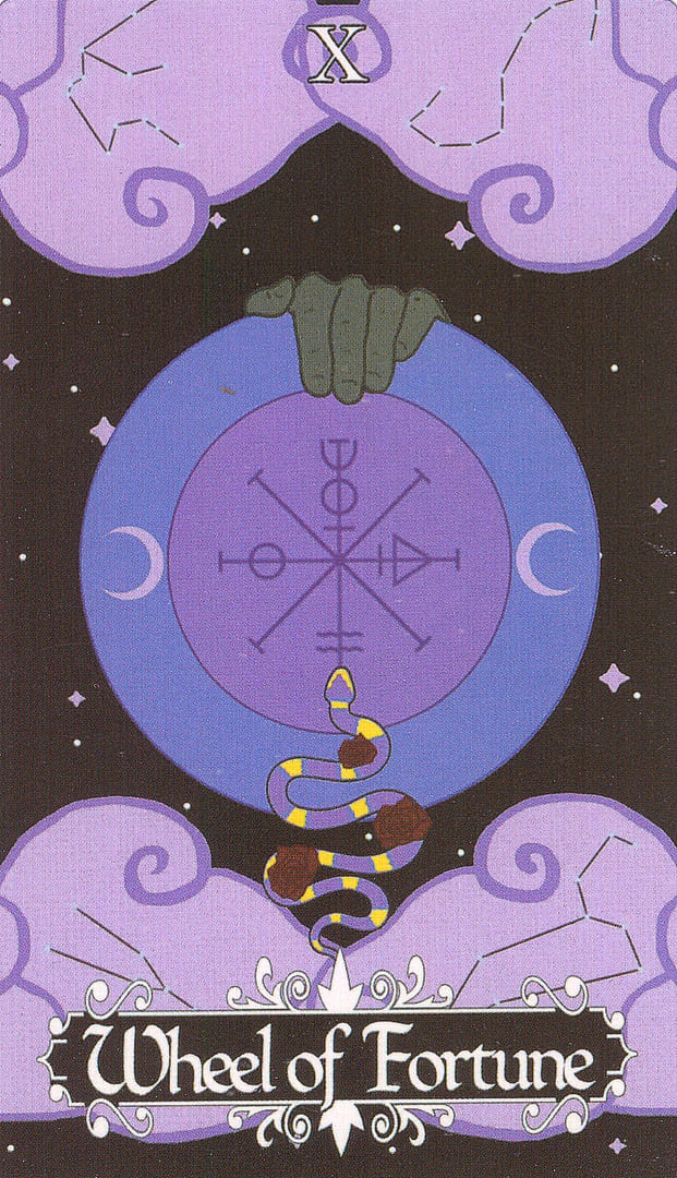 La Rueda de la Fortuna — Cosmic Coven Tarot
