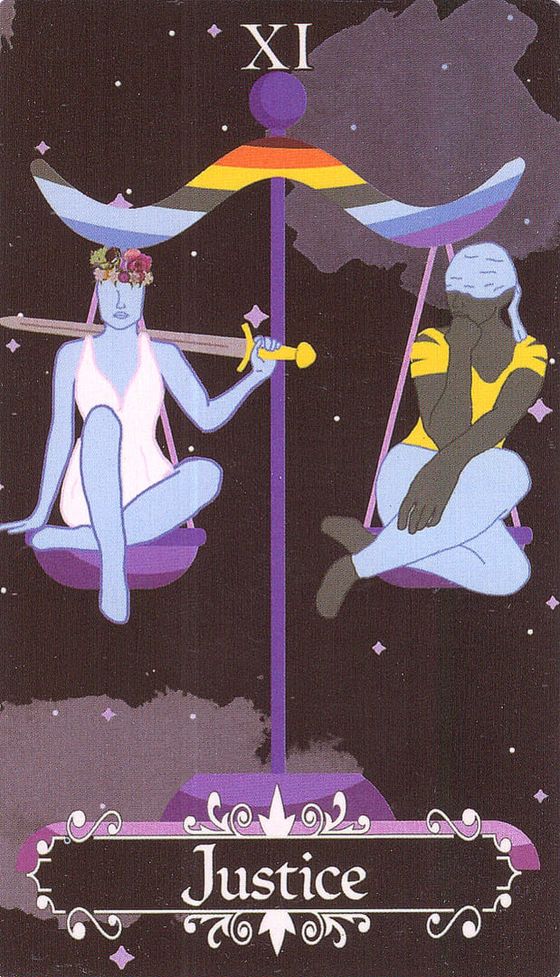 La Justicia — Cosmic Coven Tarot