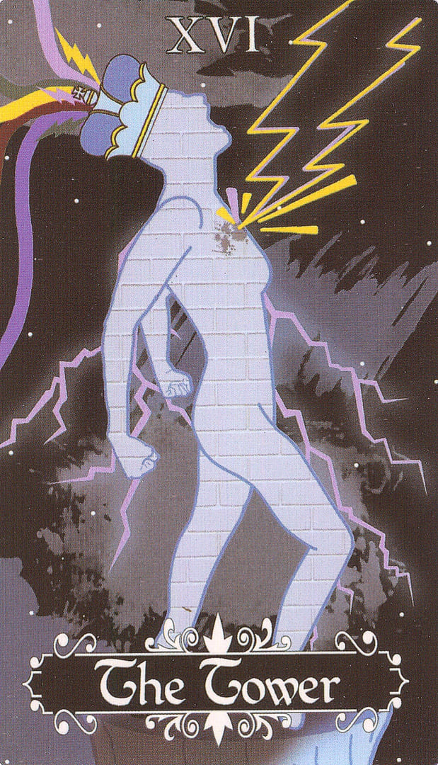 The Tower — The Cosmic Coven Tarot