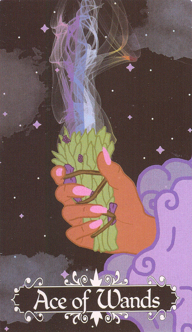 Ace of Wands — The Cosmic Coven Tarot