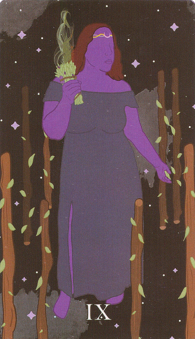 Nine of Wands — The Cosmic Coven Tarot
