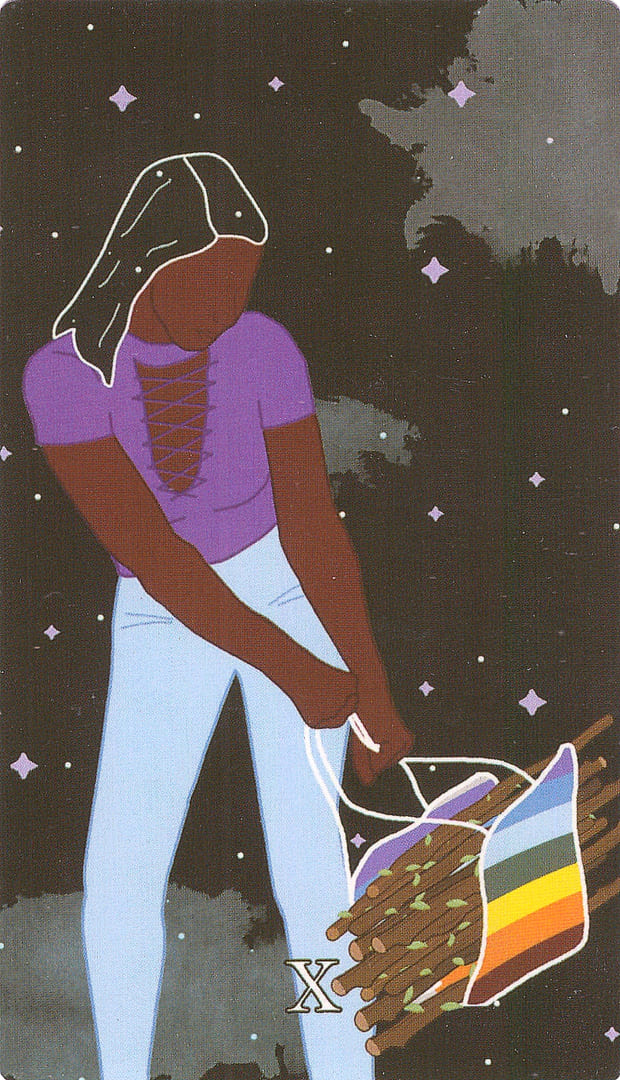 Ten of Wands — The Cosmic Coven Tarot