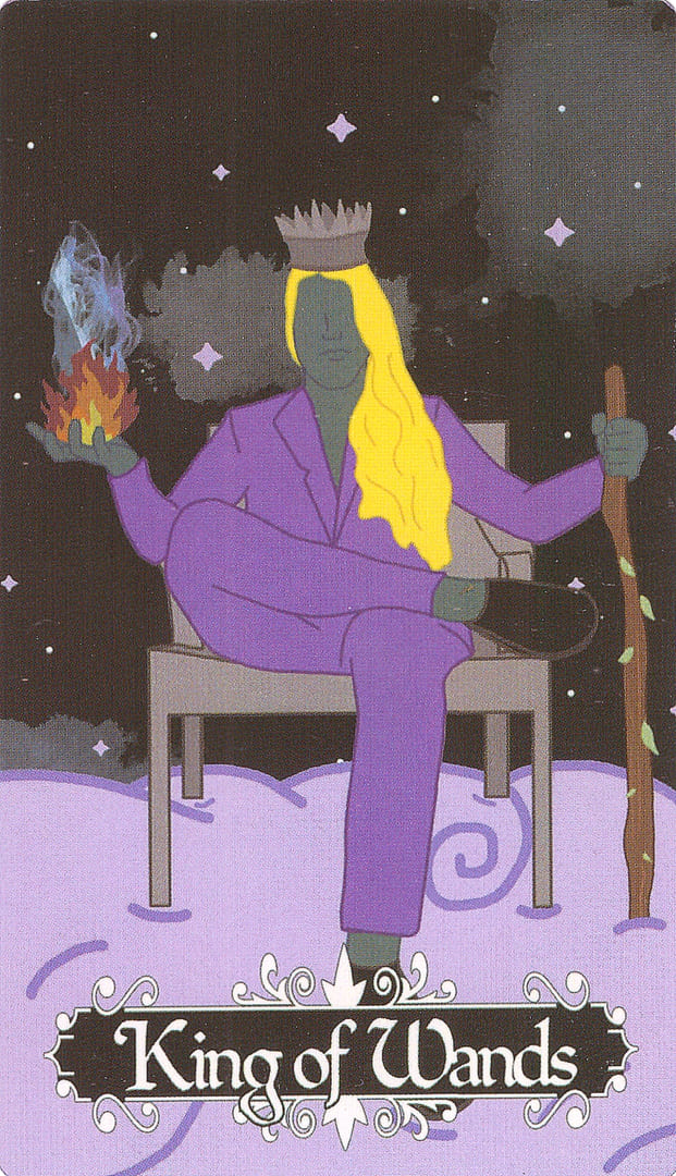 King of Wands — The Cosmic Coven Tarot