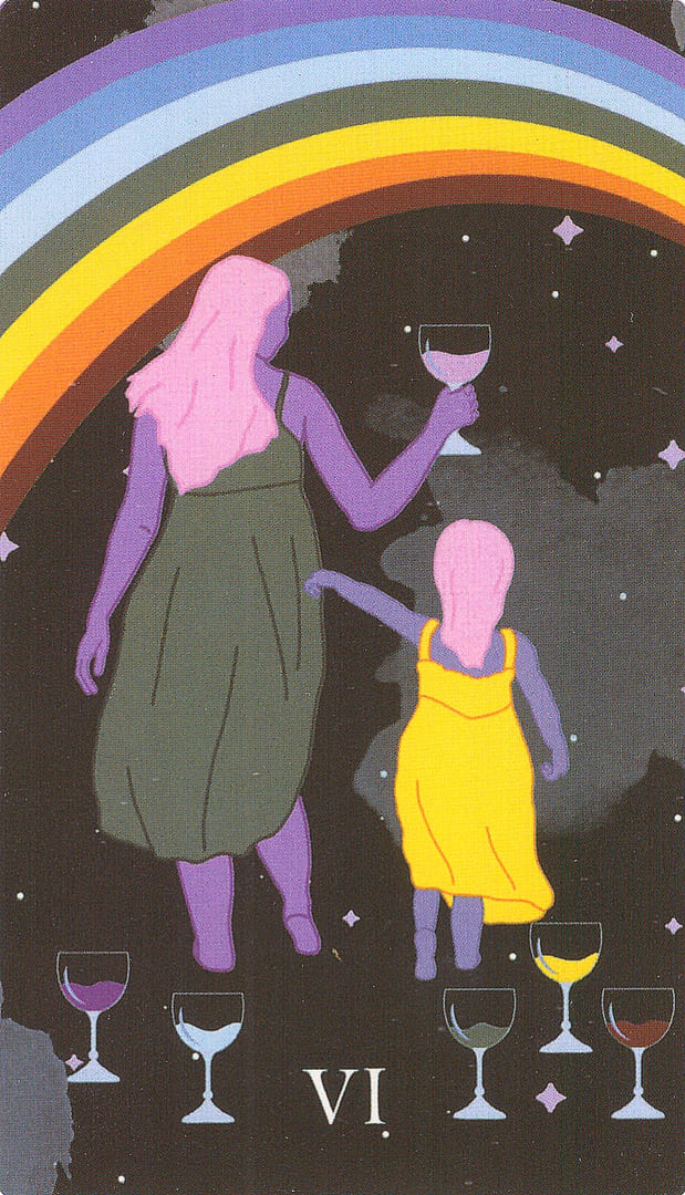 Six of Cups — The Cosmic Coven Tarot