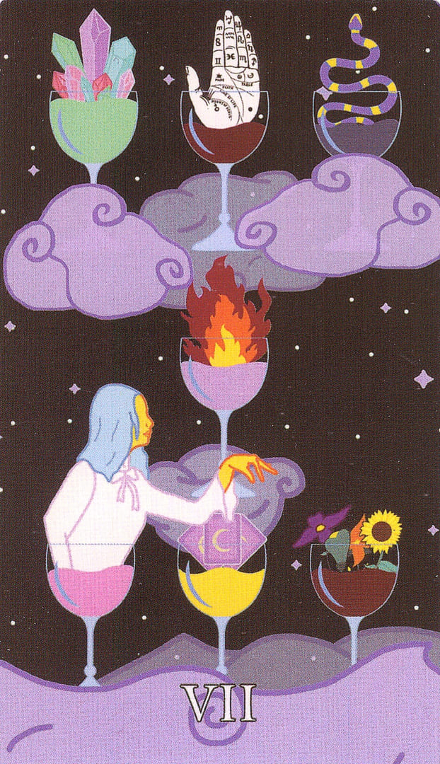 Seven of Cups — The Cosmic Coven Tarot