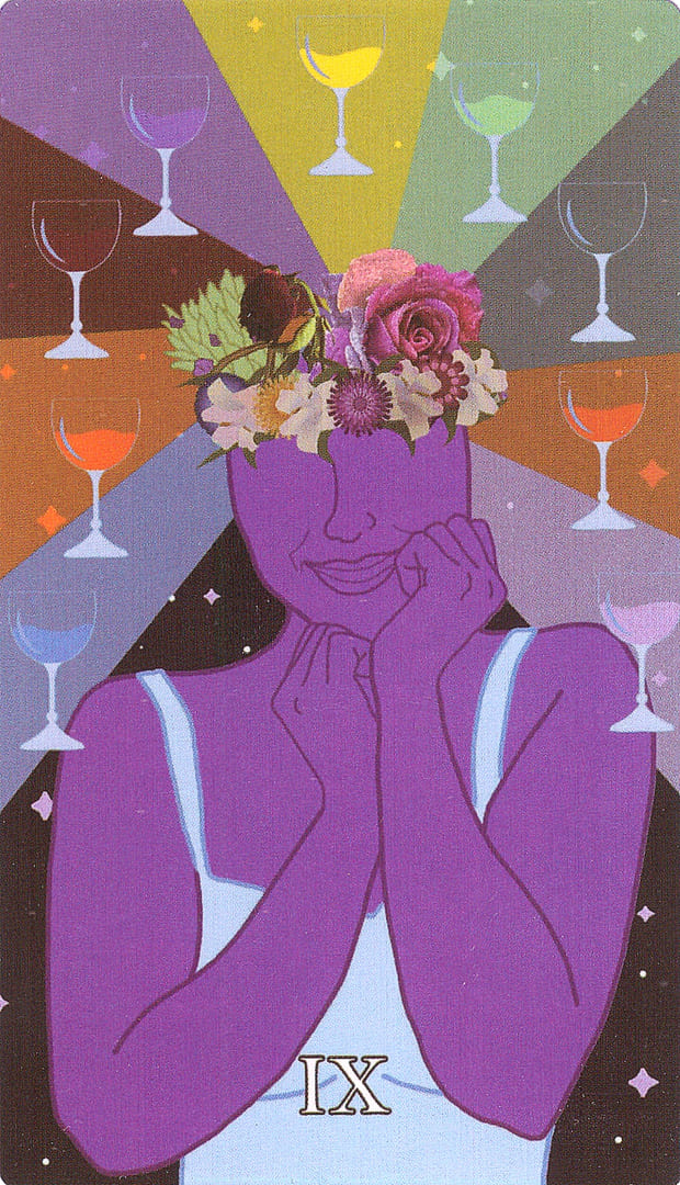 Nine of Cups — The Cosmic Coven Tarot