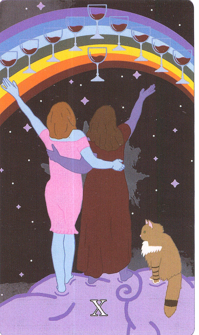 Ten of Cups — The Cosmic Coven Tarot