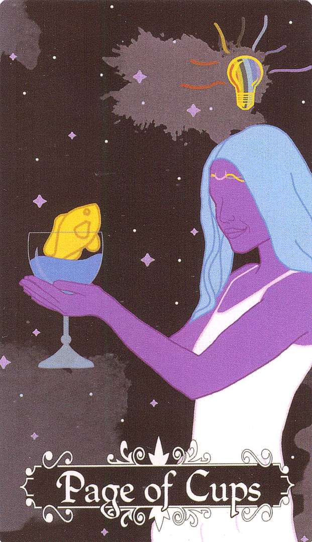 Page of Cups — The Cosmic Coven Tarot