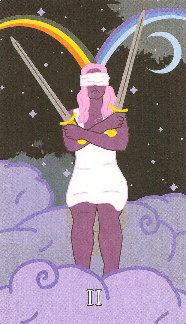 Two of Swords — The Cosmic Coven Tarot