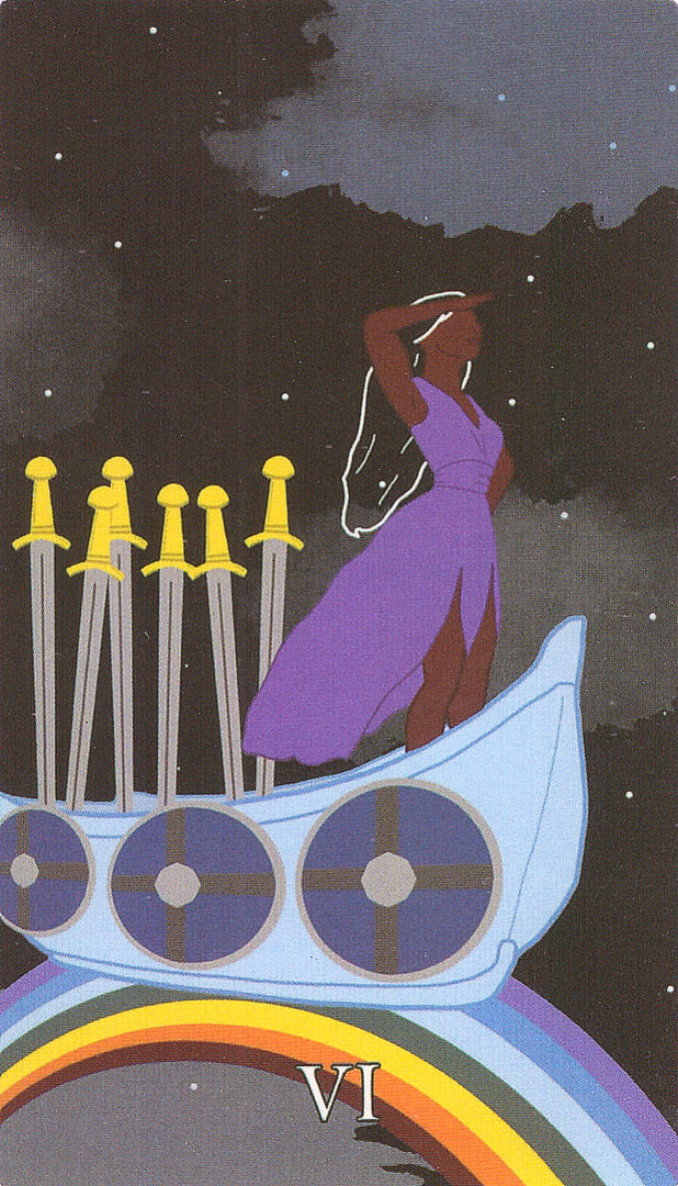 Six of Swords — The Cosmic Coven Tarot