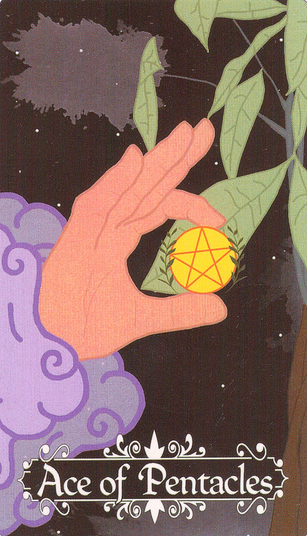 Ace of Pentacles — The Cosmic Coven Tarot
