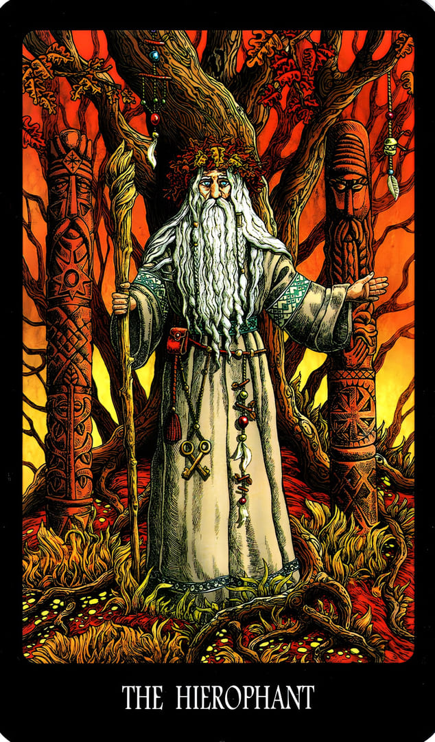 The Hierophant — The Slavic Legends Tarot