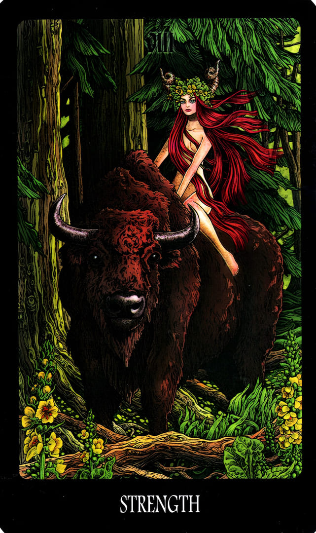 Strength — The Slavic Legends Tarot