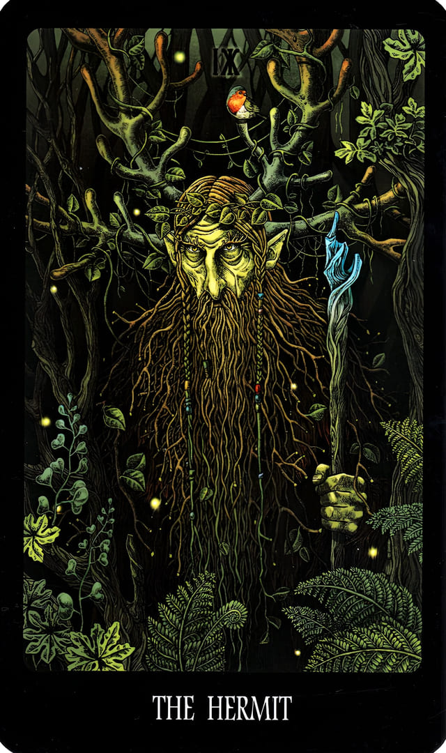 The Hermit — The Slavic Legends Tarot