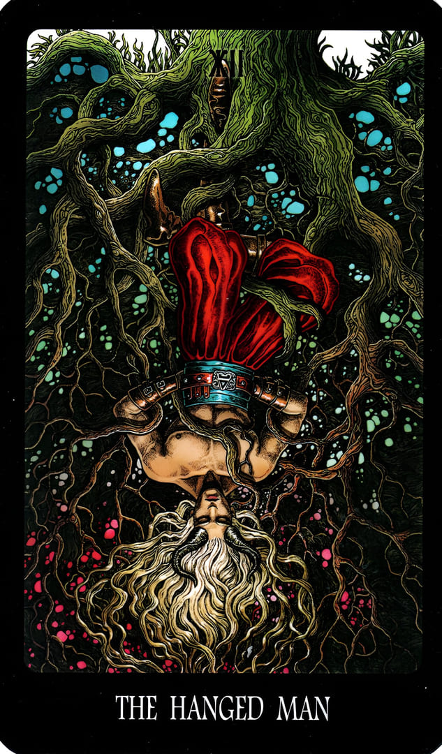 The Hanged Man — The Slavic Legends Tarot