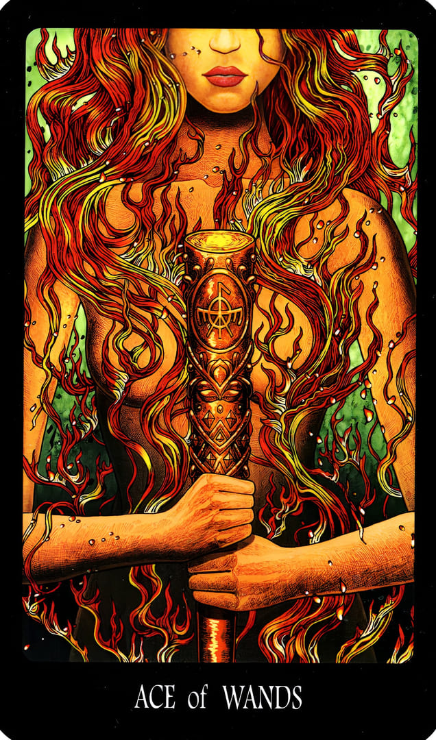 Ace of Wands — The Slavic Legends Tarot