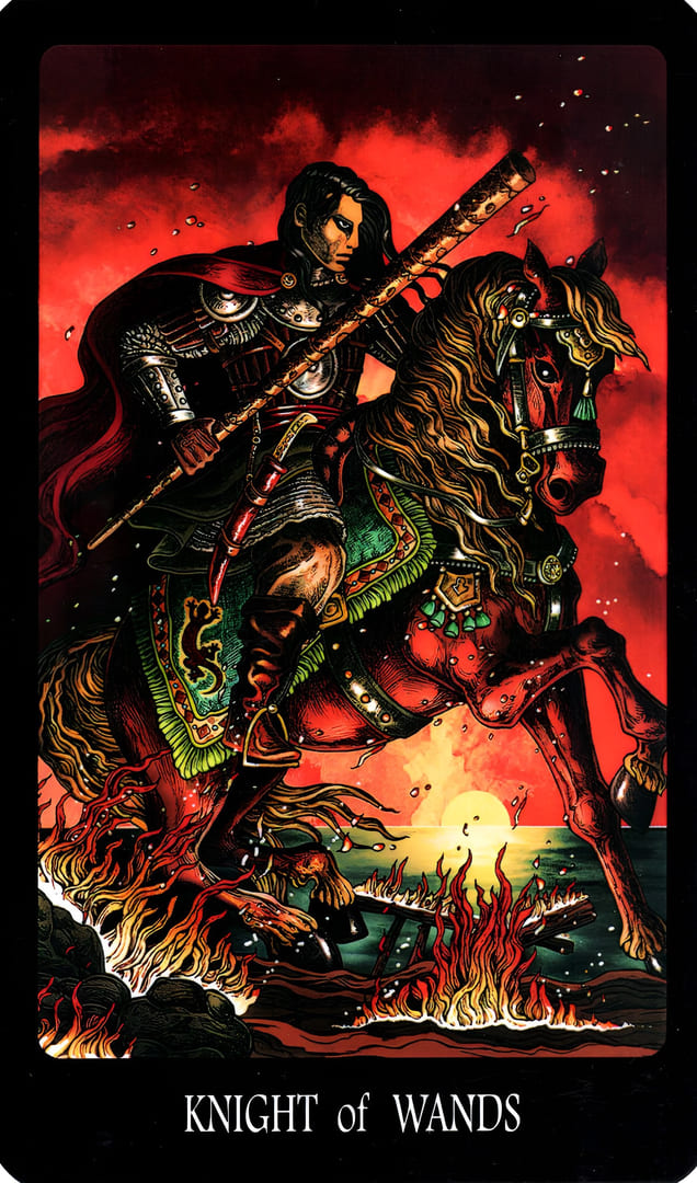 Knight of Wands — The Slavic Legends Tarot
