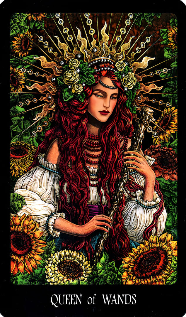 Queen of Wands — The Slavic Legends Tarot