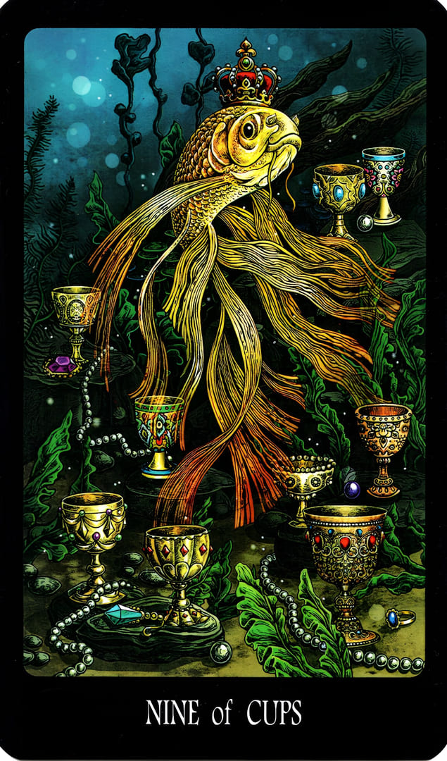 Nine of Cups — The Slavic Legends Tarot