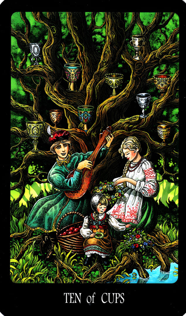 Ten of Cups — The Slavic Legends Tarot